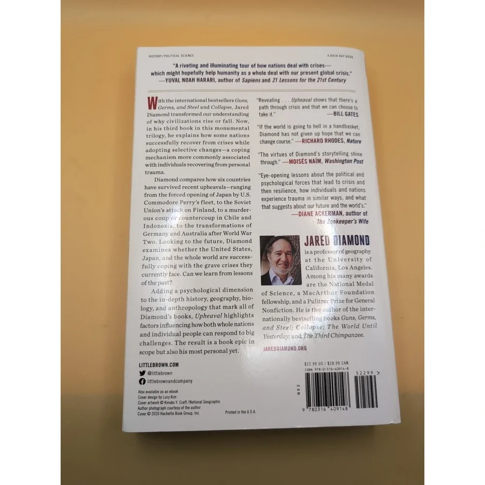 Upheaval : Turning Points for Nations in Crisis by Jared Diamond (2020, Trade...